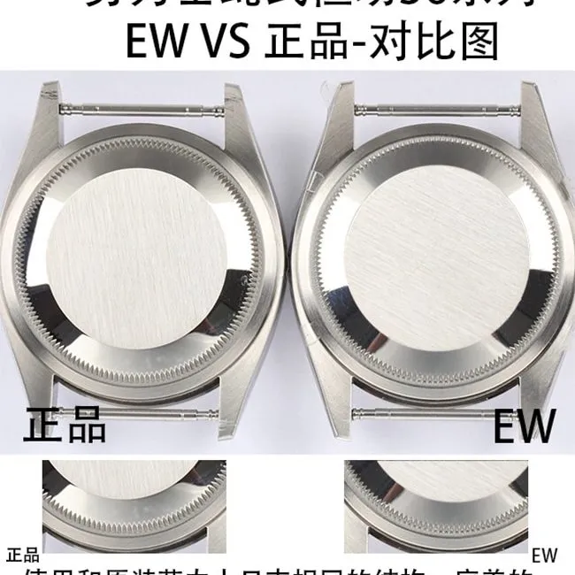 EWRolex Oyster Perpetual 36 Series Watch Authentic and Fake Comparison Evaluation Logo Comparison Chart