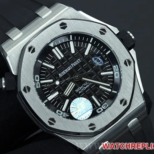 Audemars Piguet15710Royal Oak offshore back see-through lume mechanical watch clasp picture