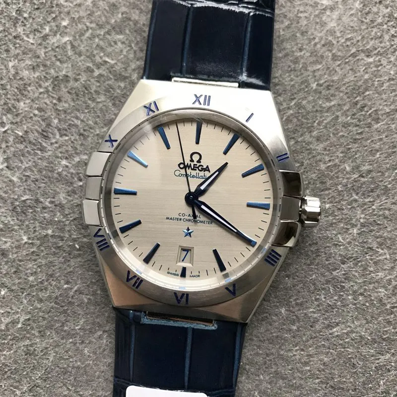 Omega Top collectible watches Fifth Generation Constellation Series Men's Mechanical Wristwatch Strap Figure