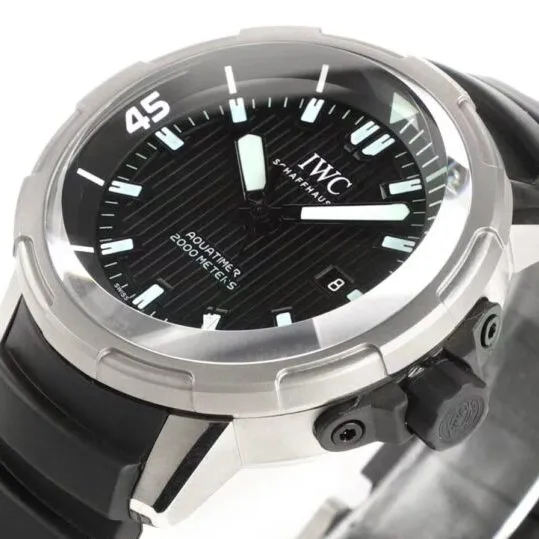 Top IWC Aquatimer 2000 automatic men's watch buckle image