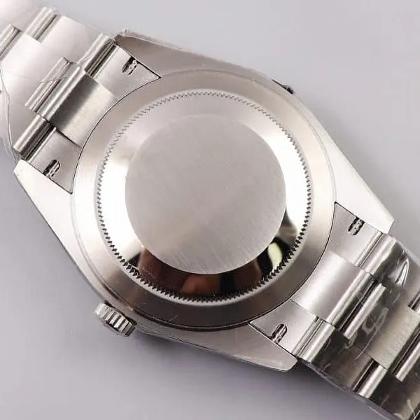watch ar log Rolex126334black dial904lstainless steel back cover picture