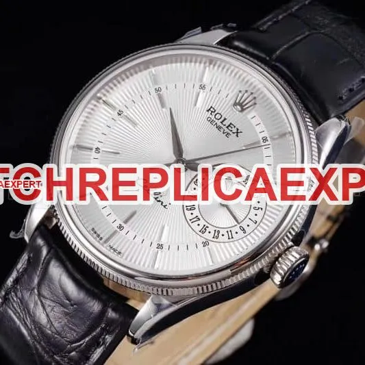 Rolex Cellini independent small second 3165movementreplica series watch comparison review front view