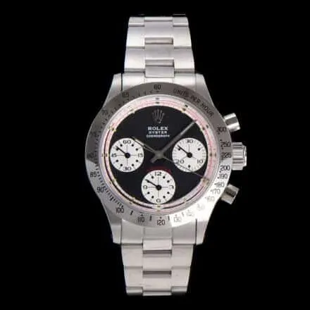 top-tier watch Rolex manual chronographmovement retro series black dial men's watch bracelet picture