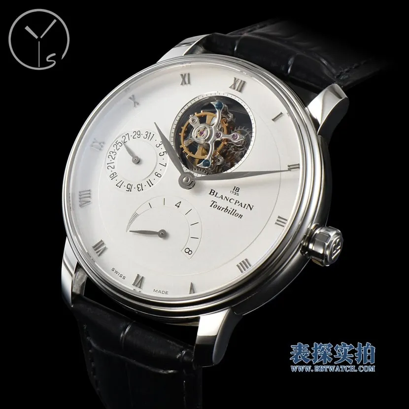 Big factory high-quality YSBlancpain upgraded version of the classic series tourbillon men's mechanical watch side