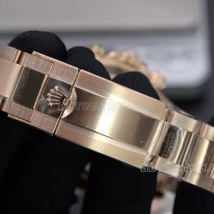 BT factory black gold DaytonaRolex1:1top-tier watch side