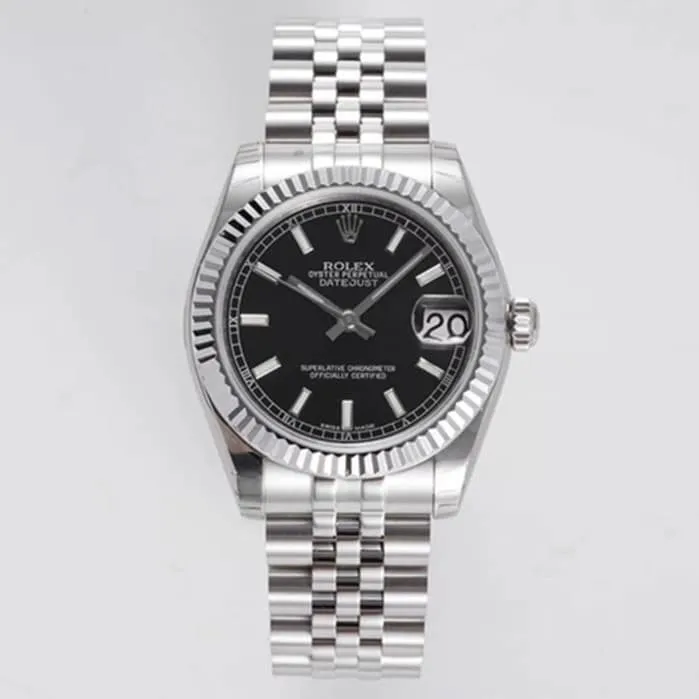 Top-tier watch Rolex men's blue dial Oyster Perpetual Datejust 31mm series steel bracelet watch clasp picture