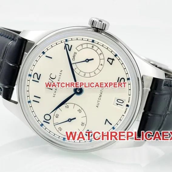 APSIWC watch Portugal super clone2024 new silver white dialIW501702caseback live photo