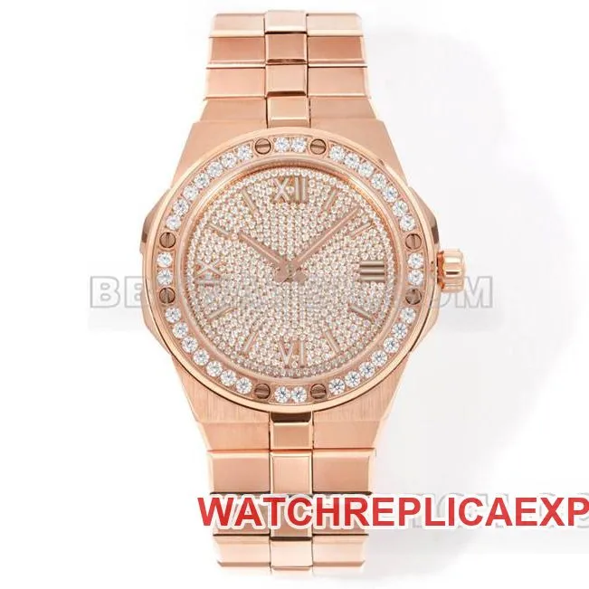 Chopin collectible Watch GH Factory Snow Mountain Proud Wing 41mm Diamond Dial Diamond Bezel Rose Gold Steel Band Watch Band Real Shot