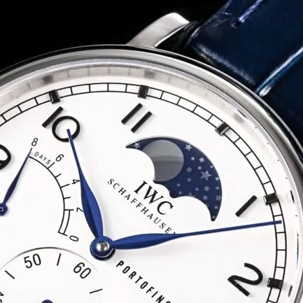 top-tiersuper cloneTWIWC Portofino series IW516409 see-through bottom watch detail shots