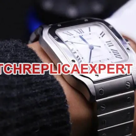 Cartier Santos watchgf factory review front view
