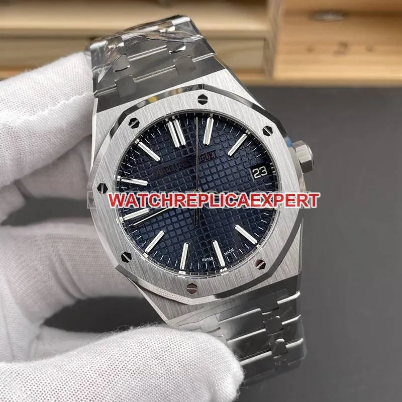 Audemars Piguet watch DDF factory Royal Oak41mmblue dial4302 mechanical steel bracelet model clasplive photos