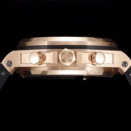 Top-Quality Audemars Piguet Watch: Audemars Piguet Royal Oak Rose Gold Case Women's Multifunction Chronograph Mechanical Watch—Movement Images