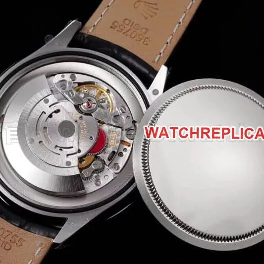 Rolex Cellini independent small second 3165movementreplica series watch comparison review front view