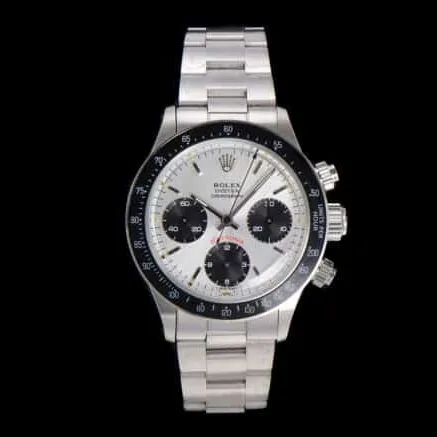 top-tier watch Rolex manual chronographmovementwhite dial men's retro series watch clasp picture