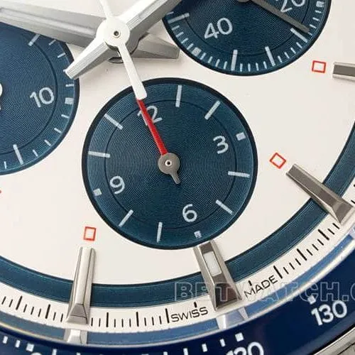 AFLongines Concast stop-tier 1:1high-quality silver gray dial rubber model L3.835.4.98.9side live photo