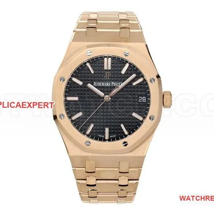 top-tier watch ZF FactoryRoyal OakAudemars Piguetblack dial15500side live photo