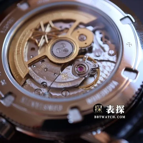 MX inherited Vacheron Constantin1:1replica watch gray plate leather strap model 4010T/000P-B345caseback live photo