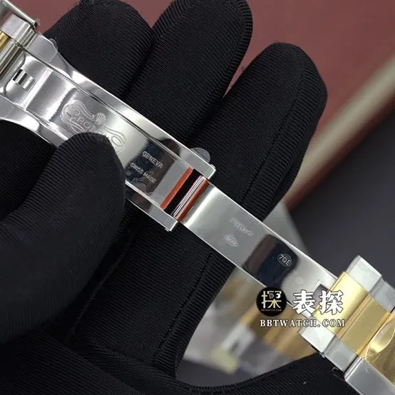 VS Factory Sea Envoy Rolex collectible watches black plate inter-gold steel strap models m126603-0001