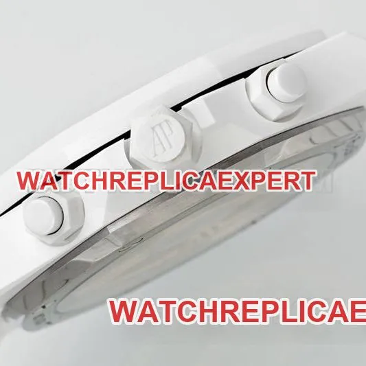 Audemars Piguet1:1replica watch APS factory Royal Oakblack dial mechanical white steel bracelet model 26240front live photo