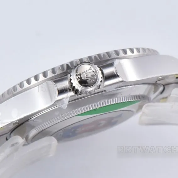 C Factory Rolex Submariner Super A Black Dial Blue Bezel Steel Band Model M126619LB-0003 Side Real Shot Photo