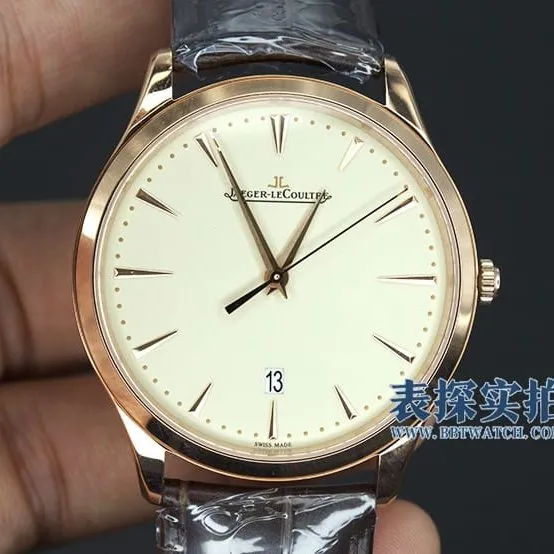 Jaeger-LeCoultrereplica watch master series ultra-thin mechanical men's clasp details
