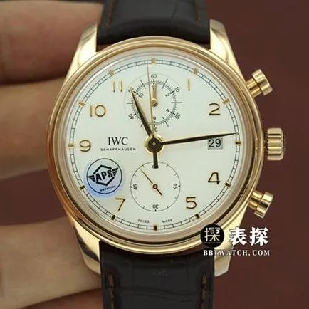 APS factory Portuguese Universal collectible watches silver white panda disk mechanical strap models IW390301