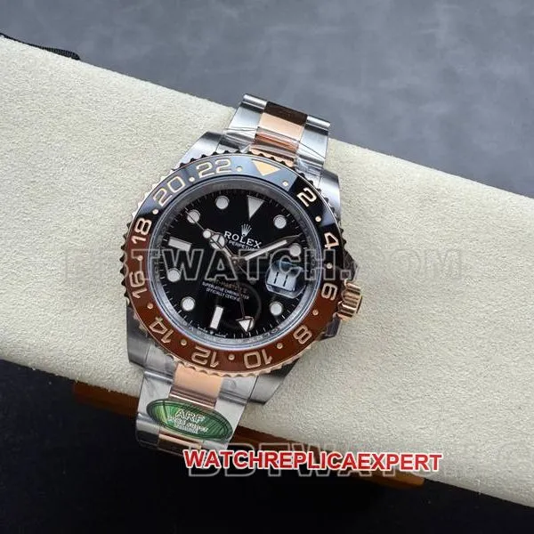 Rolex Watch ARF FactoryGMT-MasterGMT Sarsaparilla Circle 3285movementside live photo