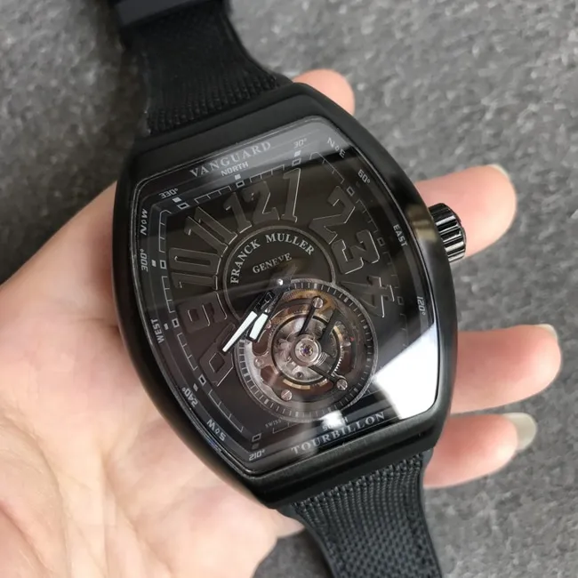 top-tier watch Frank Muller men's nylon strap Pioneer series V45 his tourbillon mechanical watch bracelet picture