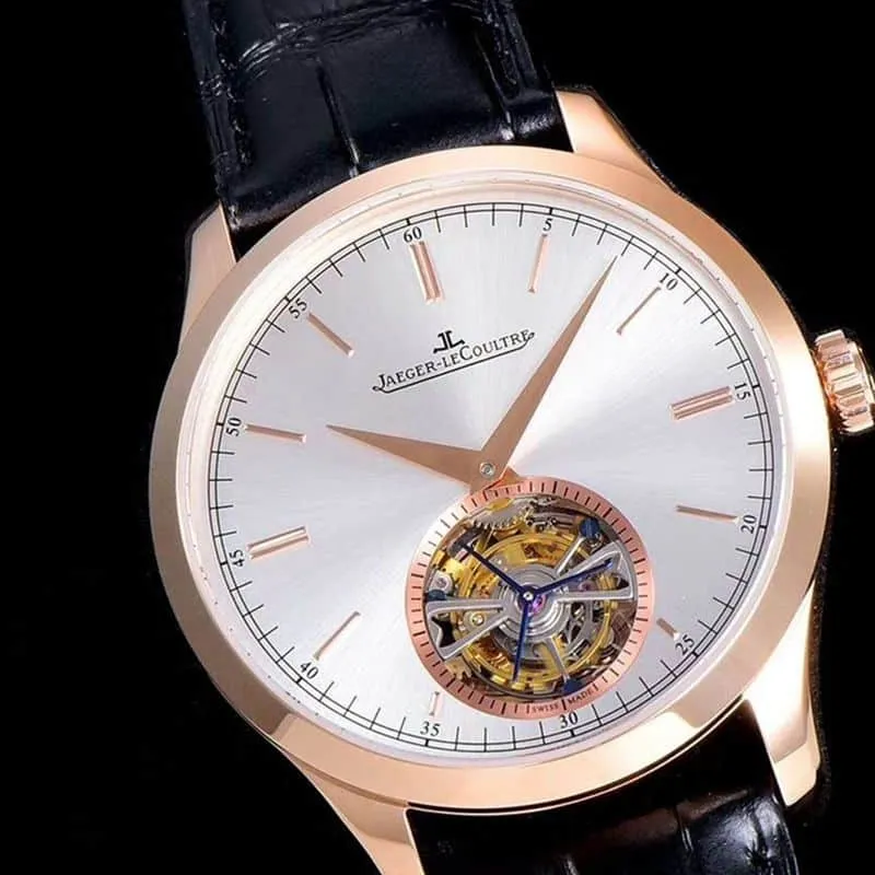 Jaeger-LeCoultre watch master 1662451 series Cal798 automatic genuine tourbillon men's watch side view