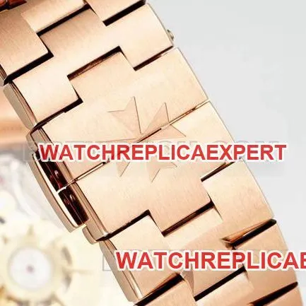 watch Vacheron ConstantinV9 Factory across the world rose goldgreen dial mechanical 7920Vfront live photo