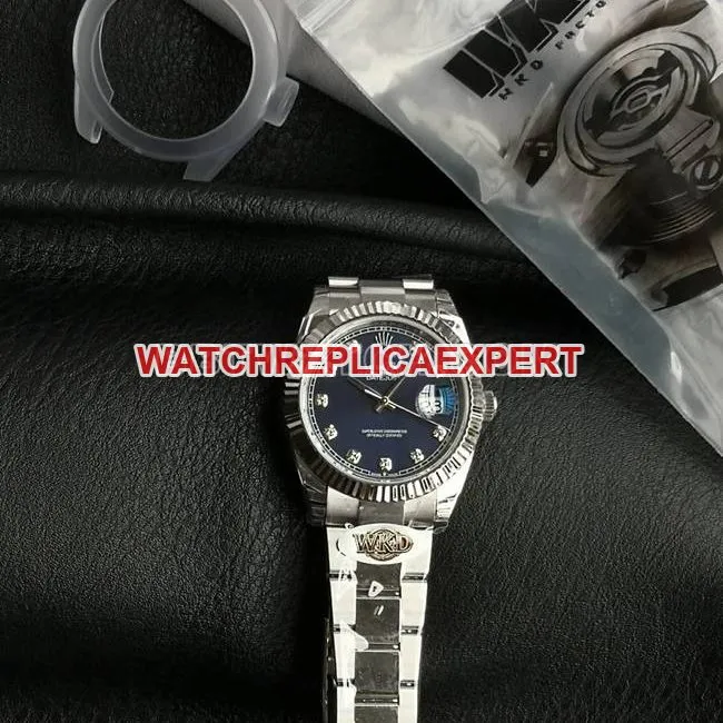 Watch WKD Factory Datejust Rolex 41mm Blue Dial 126331 Front Real Shot