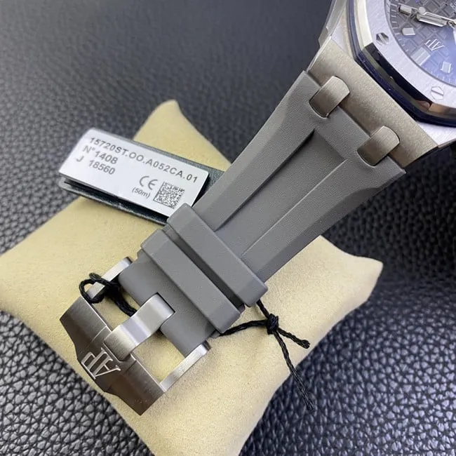 BF factory top-tier replicaAudemars Piguethigh-quality men's black dialrubber strap new automatic movement watch movement picture