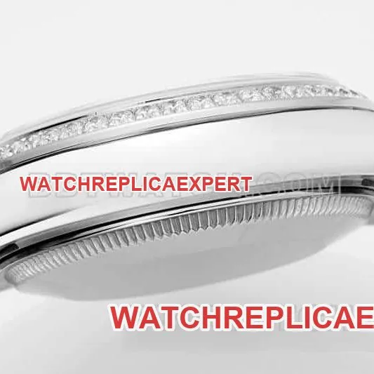 ARF FactoryRolex log top-tier pink plate diamond bezel31mm five grid link 278289caseback live photo