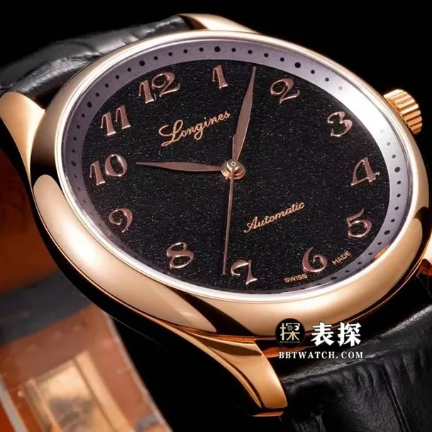 Watchmaking tradition Longines1:1replica watch men's ashtray leather strap model L2.793.8.73.2caseback live photo