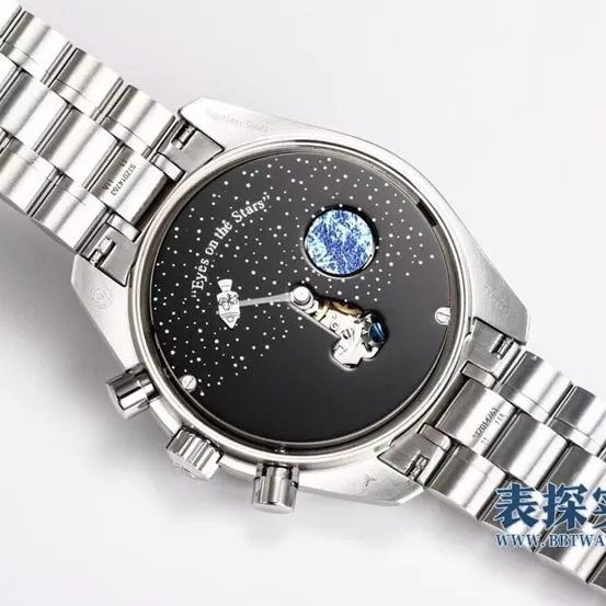 top-tier replicaOS factory Omega Snoopy Speedmaster series men's mechanical watch front