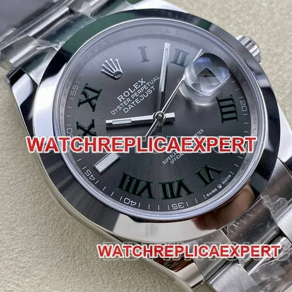 Rolex collectible watch ARF Factory log 41mm aperture gray plate 3235 steel bracelet front live photo