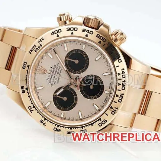 APS factory Rolex Daytonatop-tier 1:1high-quality pink disc rose goldsteel bracelet model 116505front live photo