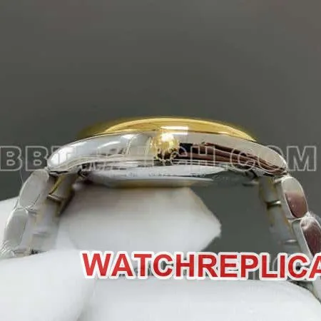 TW factory Longines watchmaking tradition 1:1super clonesilver dial gold steel braceletL2.844.6.71.2side live photo
