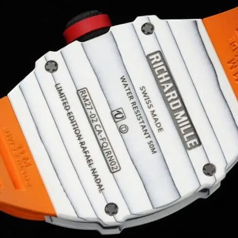 Top Richard Mille new RM 27-02 sport tourbillon watch side view