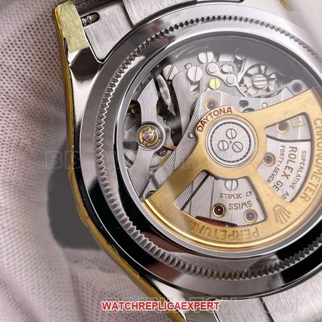 Top Daytona CBD Factory Rolex White Dial 4131 Mechanical Watch Buckle Real Shot