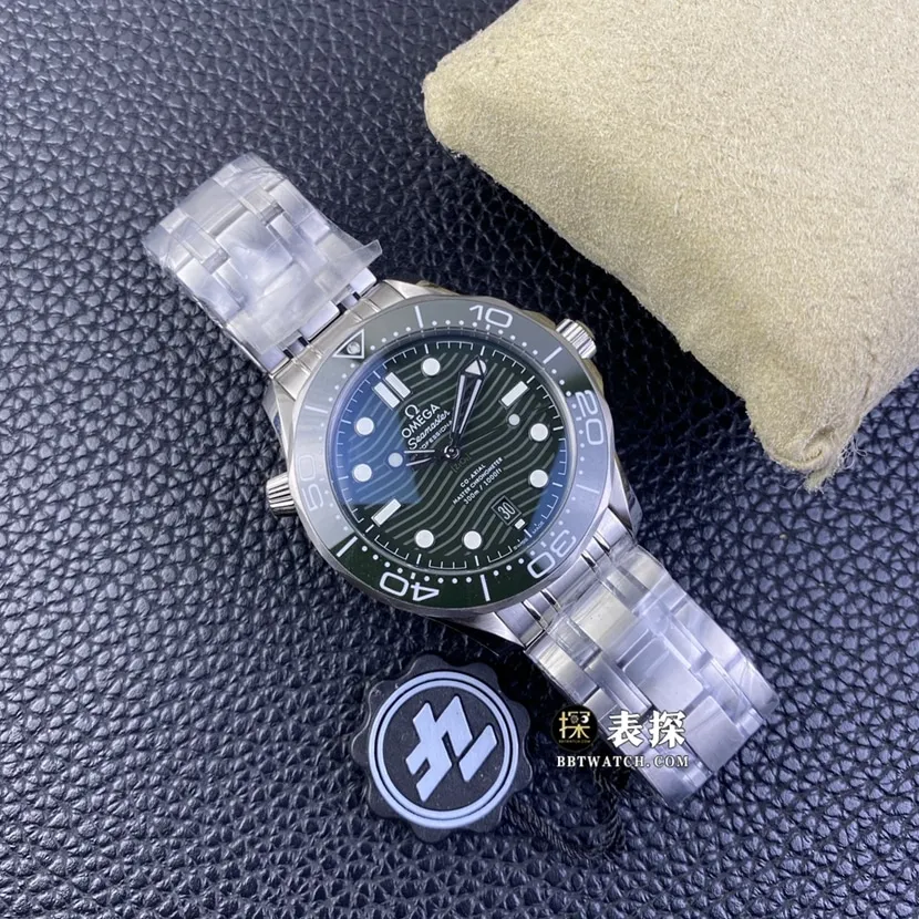 ZF FactoryOmegaSeamaster1:1super watch men's green dialsteel bracelet pictures and prices braceletlive photos