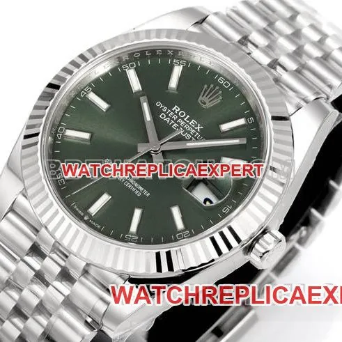 JF Factory Rolex Datejust 41mm Green Dial