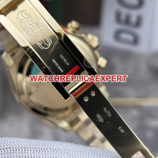 watch Daytona gold plate CBD factory Rolexyellow gold4131 mechanical front live photo