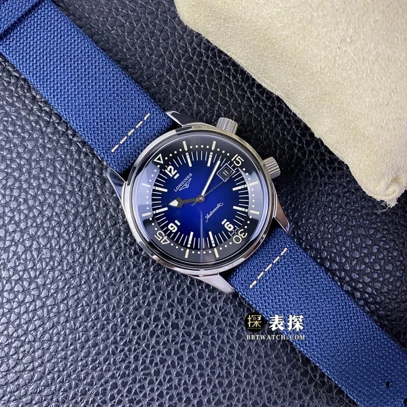 OS factory Longines classic replica1:1super watch men's dark blue dialleather strap model pictures and prices braceletlive photos