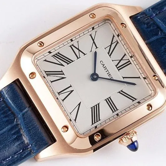 Cartier watch Cartier Santos SANTOS-DUMONT series WSSA0022 couple watch side view