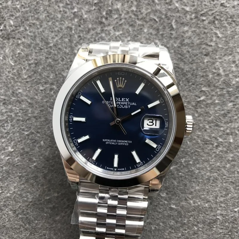 Rolextop-tier watch log blue face series men's mechanical watch clasp picture
