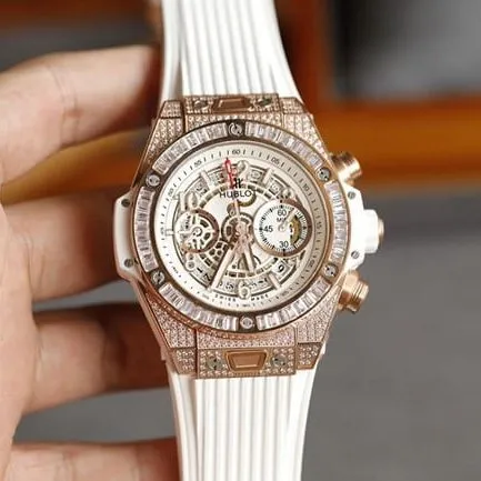 top-tier watch HublotBIG BANG series 411.NM.1170.RXrose gold color shell jewelry watch clasp picture