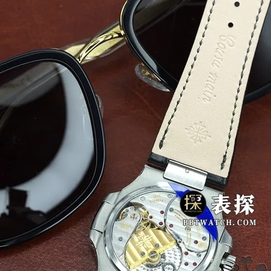 GR factory Patek Philippe sporty elegant 5712top-tier 1:1high-quality watch men's black dialleather strap model pictures and prices front live photo