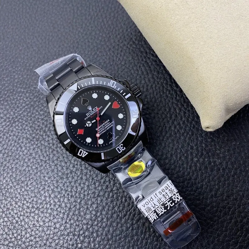 ReplicaRolex watch Submariner latest modified all black back cover picture