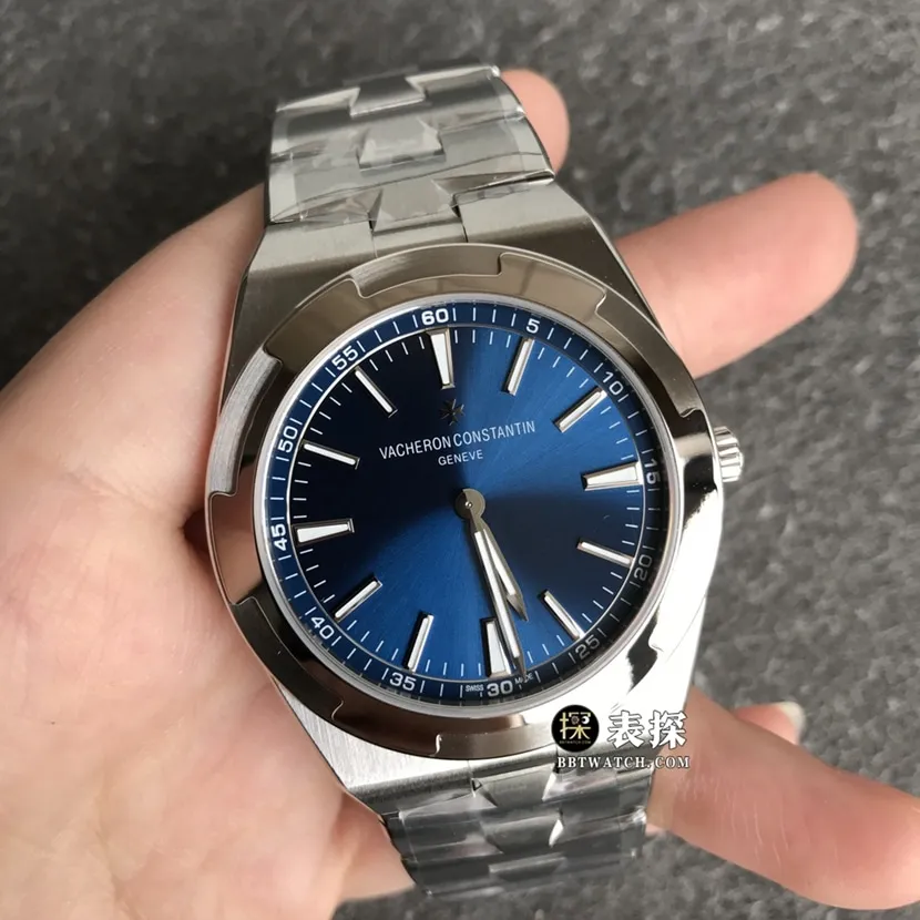 XF factory Vacheron Constantin top-tier watch men's blue dialsteel bracelet pictures and prices braceletlive photos
